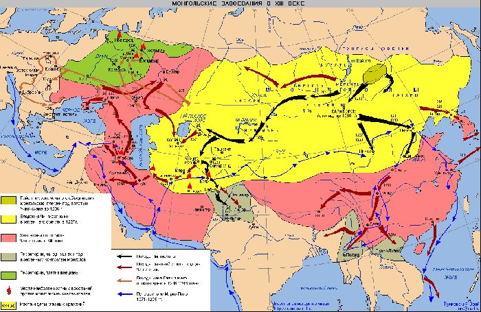 Распад монгольской империи и его последствия